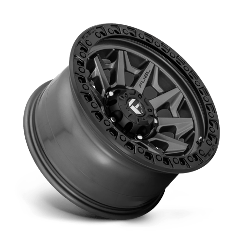 Fuel Offroad D716 COVERT Matte Gunmetal Black Bead Ring 16x8 -10 5x139.7mm 108mm - Wheelwiz
