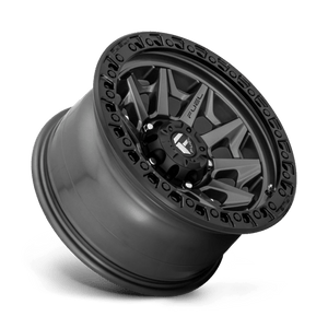 Fuel Offroad D716 COVERT Matte Gunmetal Black Bead Ring 18x9 +1 6x135mm 87.1mm - Wheelwiz
