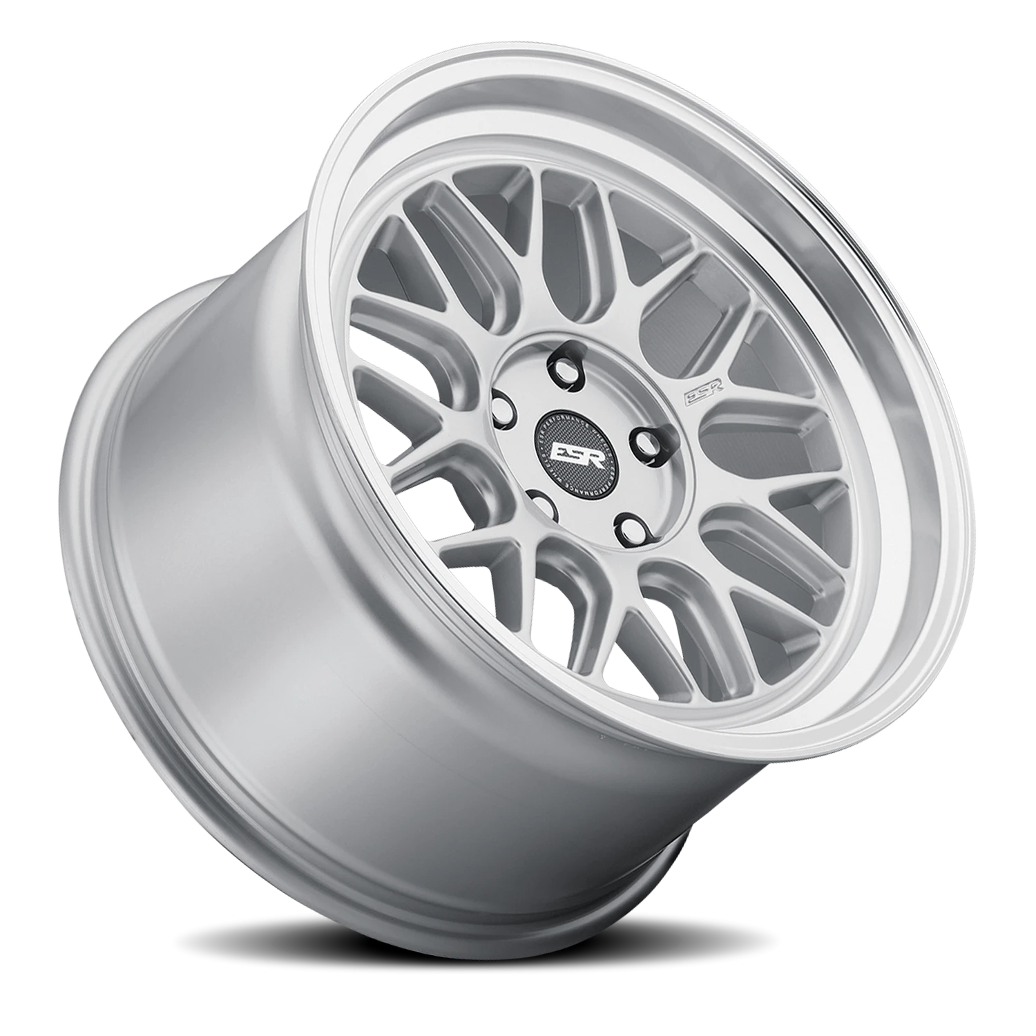 ESR Wheels CR Series CR1 Hyper Silver W/ Machined Lip 18x9.5 +35 5x120.6mm 72.6mm - Wheelwiz