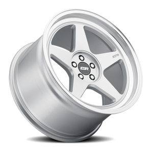 ESR Wheels CR Series CR5 Hyper Silver W/ Machined Lip 19x10 +35 5x112mm 72.6mm