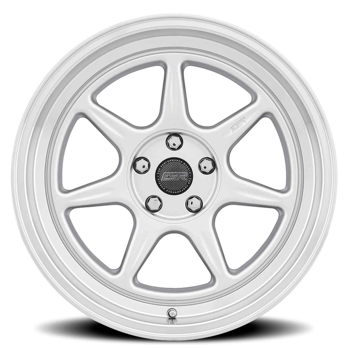 ESR Wheels CR Series CR7 Hyper Silver W/ Machined Lip 18x8.5 +30 5x110mm 72.6mm