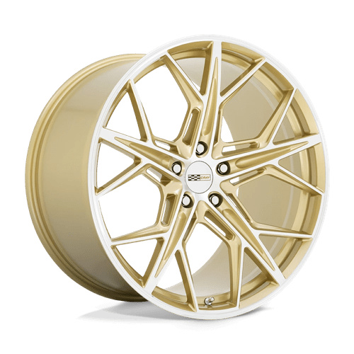 Cray HAMMERHEAD Gloss Gold W/ Mirror Cut Face 21x9 +38 5x120mm 67.1mm - Wheelwiz
