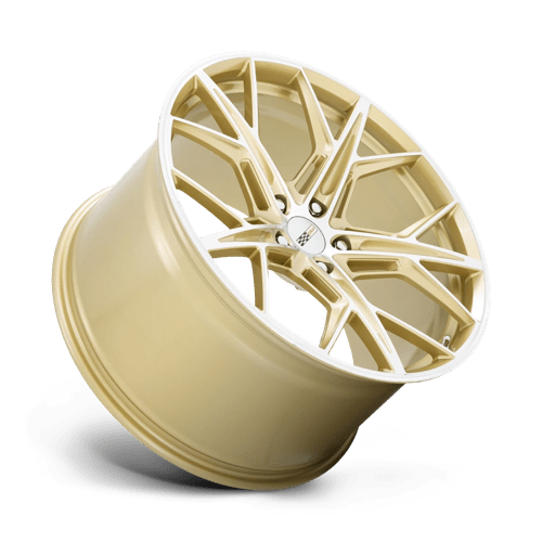 Cray HAMMERHEAD Gloss Gold W/ Mirror Cut Face 20x9 +38 5x120mm 67.1mm - Wheelwiz