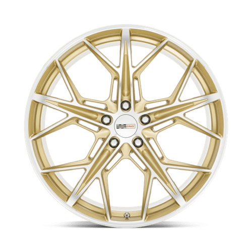 Cray HAMMERHEAD Gloss Gold W/ Mirror Cut Face 21x12 +52 5x120mm 67.1mm - Wheelwiz
