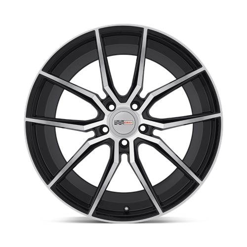 Cray SPIDER Gloss Black W/ Mirror Cut Face 20x9 +38 5x120mm 67.1mm