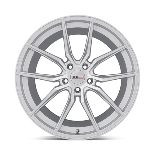 Cray SPIDER Silver W/ Mirror Cut Face 20x10.5 +65 5x120.65mm 70.3mm - Wheelwiz