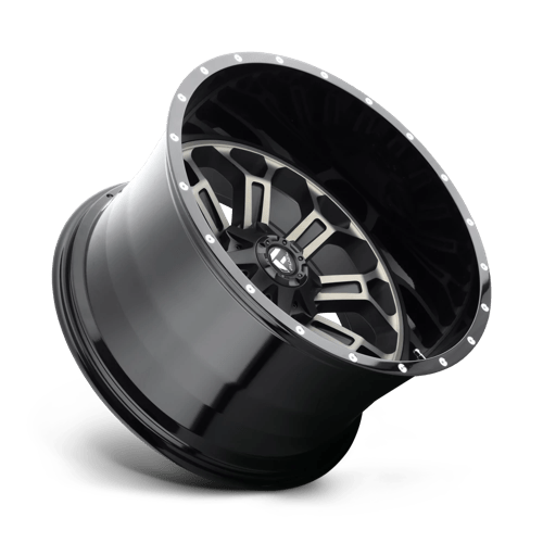 Fuel Offroad D561 CRUSH Gloss Mach Double Dark Tint 22x12 -44 8x170mm 125.1mm - Wheelwiz