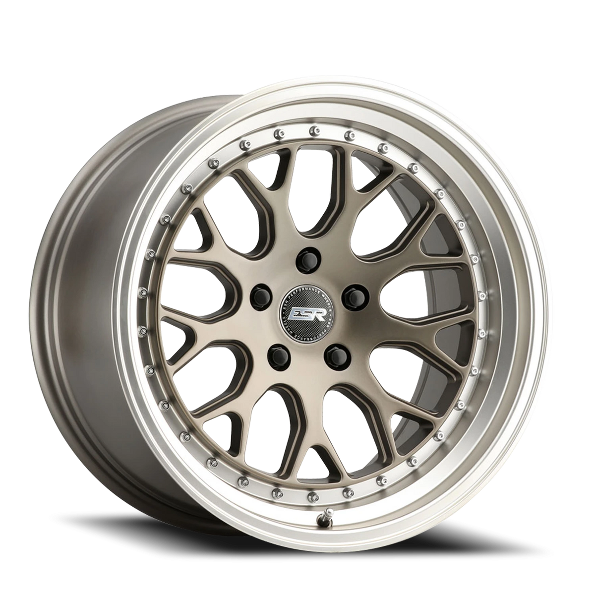 ESR Wheels CS Series CS01 Matte Bronze W/ Machined Lip 18x9.5 +35 5x115mm 0mm - Wheelwiz