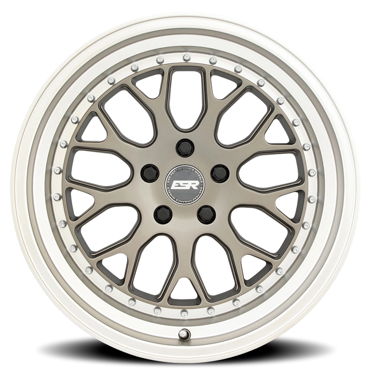 ESR Wheels CS Series CS01 Matte Bronze W/ Machined Lip 18x10.5 +22 5x112mm 73.1mm - Wheelwiz