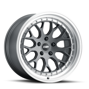 ESR Wheels CS Series CS01 Matte Graphite W/ Machined Lip 18x8.5 +30 5x108mm 0mm - Wheelwiz