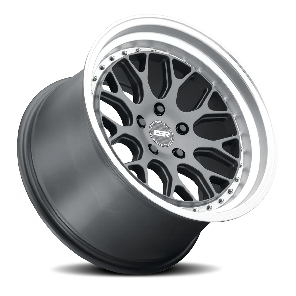 ESR Wheels CS Series CS01 Matte Graphite W/ Machined Lip 18x9.5 +35 5x100mm 0mm - Wheelwiz