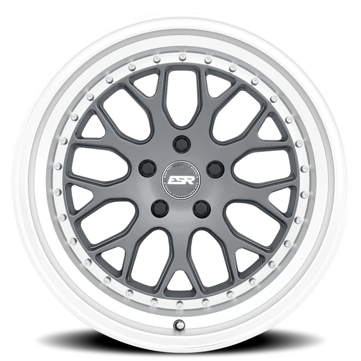 ESR Wheels CS Series CS01 Matte Graphite W/ Machined Lip 18x8.5 +30 5x100mm 73.1mm - Wheelwiz
