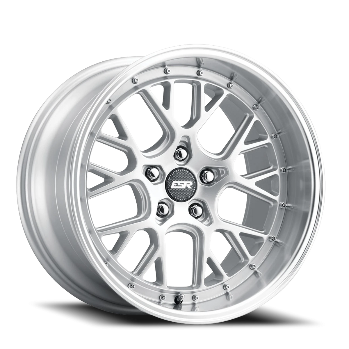 ESR Wheels CS Series CS11 Hyper Silver W/ Machined Lip 18x10.5 +22 5x105mm 73.1mm - Wheelwiz