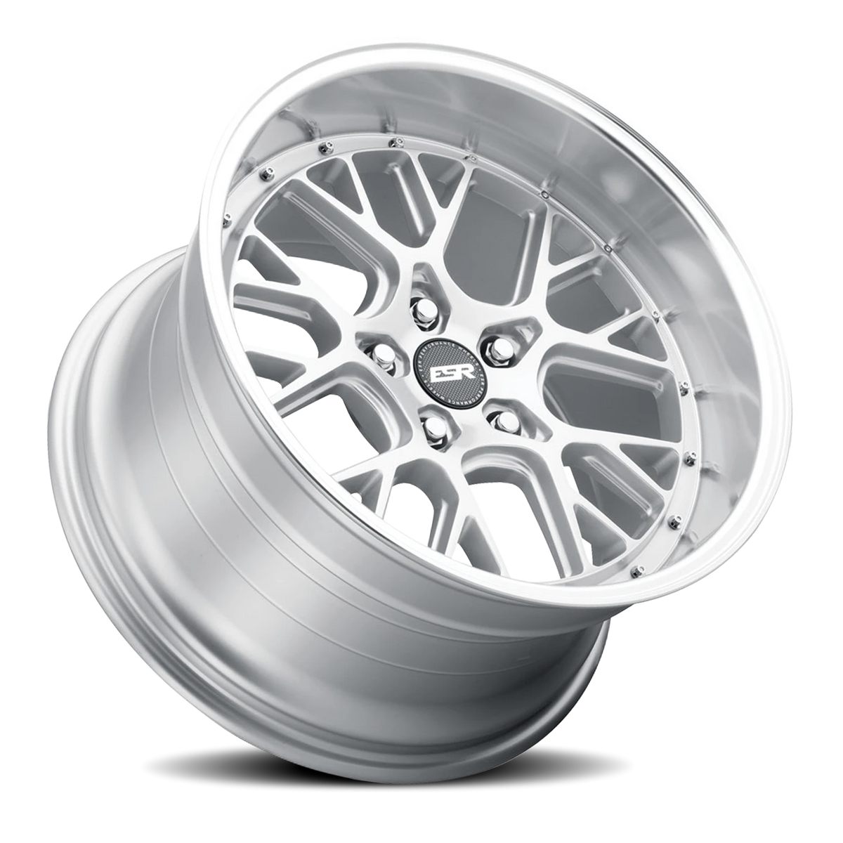 ESR Wheels CS Series CS11 Hyper Silver W/ Machined Lip 18x9.5 +22 5x105mm 73.1mm - Wheelwiz