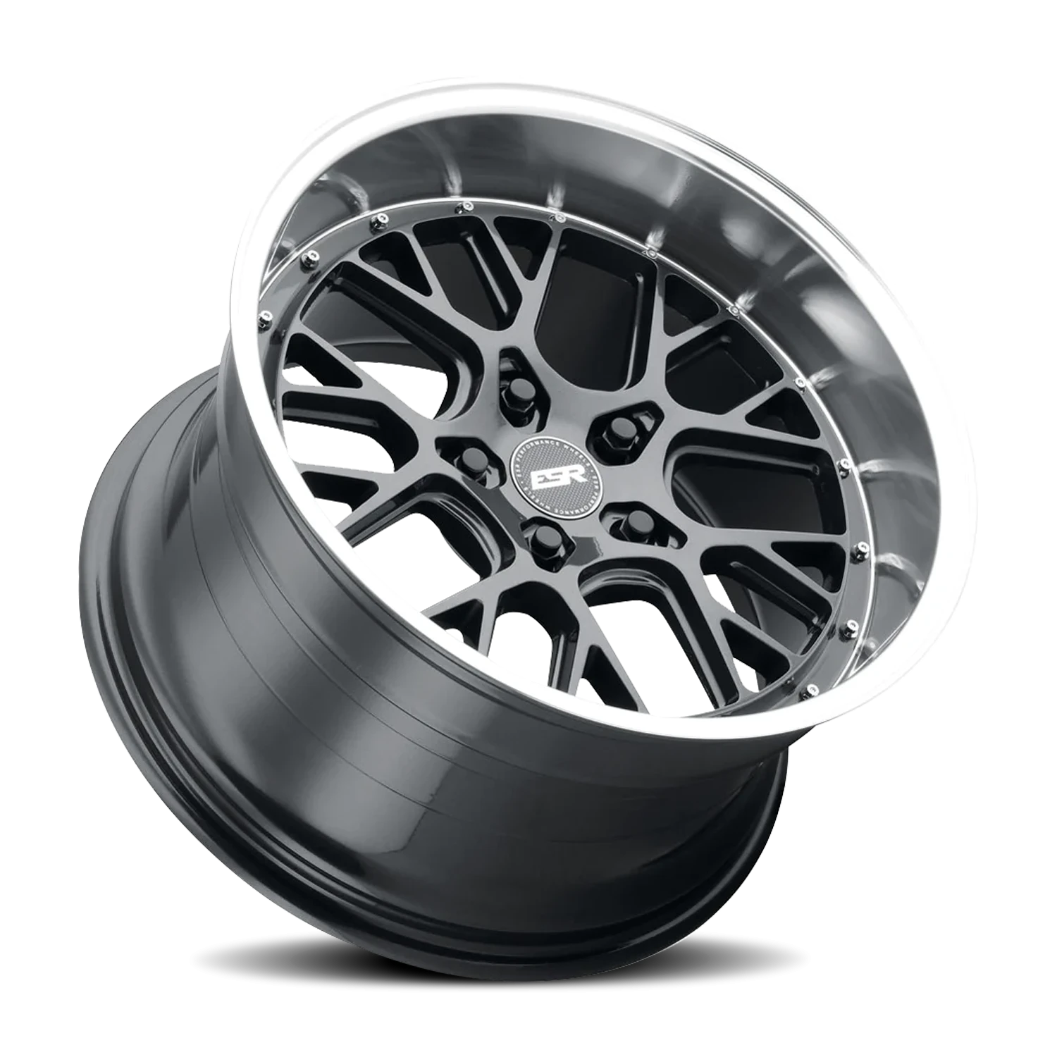 ESR Wheels CS11 Gloss Graphite Machine Lip 19x8.5 +30 5x120mm 72.6mm - Wheelwiz