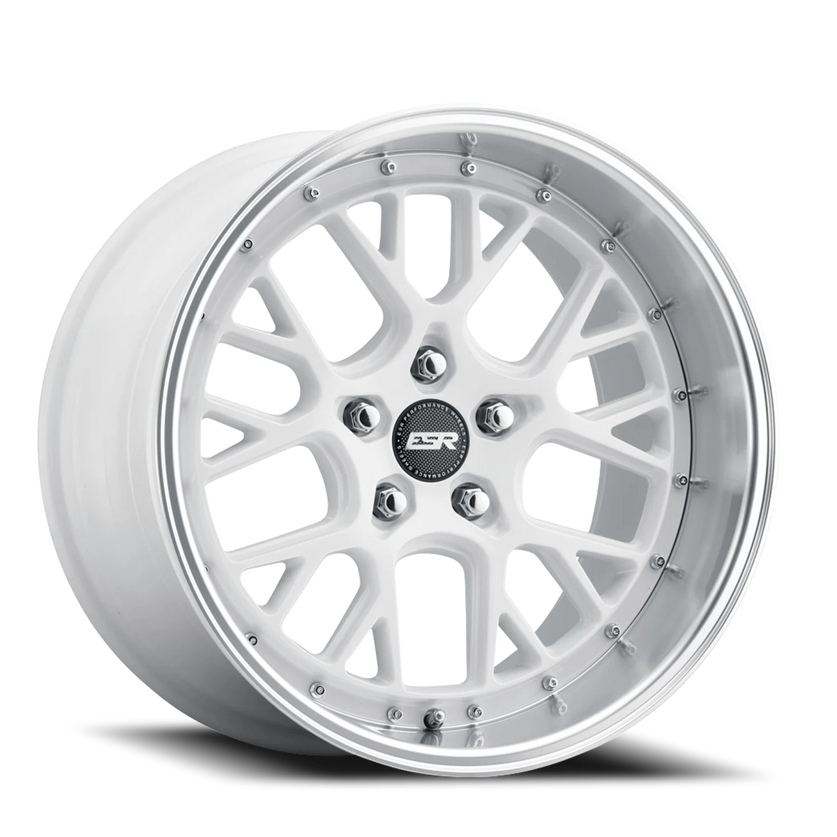 ESR Wheels CS Series CS11 Gloss White W/ Machined Lip 19x9.5 +22 5x120mm 72.56mm - Wheelwiz
