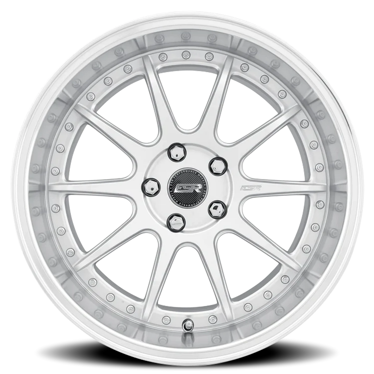 ESR Wheels CS12 Hyper Silver Machine Lip 19x9.5 +22 5x120mm 72.6mm - Wheelwiz