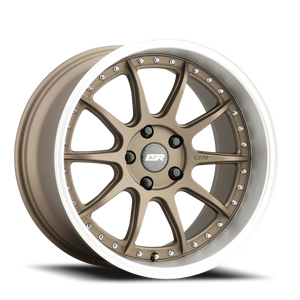 ESR Wheels CS Series CS12 Matte Bronze W/ Machined Lip 19x9.5 +35 5x114.3mm 0mm - Wheelwiz