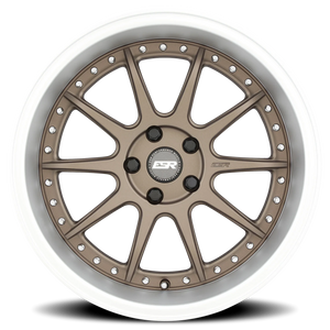 ESR Wheels CS Series CS12 Matte Bronze W/ Machined Lip 18x10.5 +22 5x114.3mm 0mm - Wheelwiz