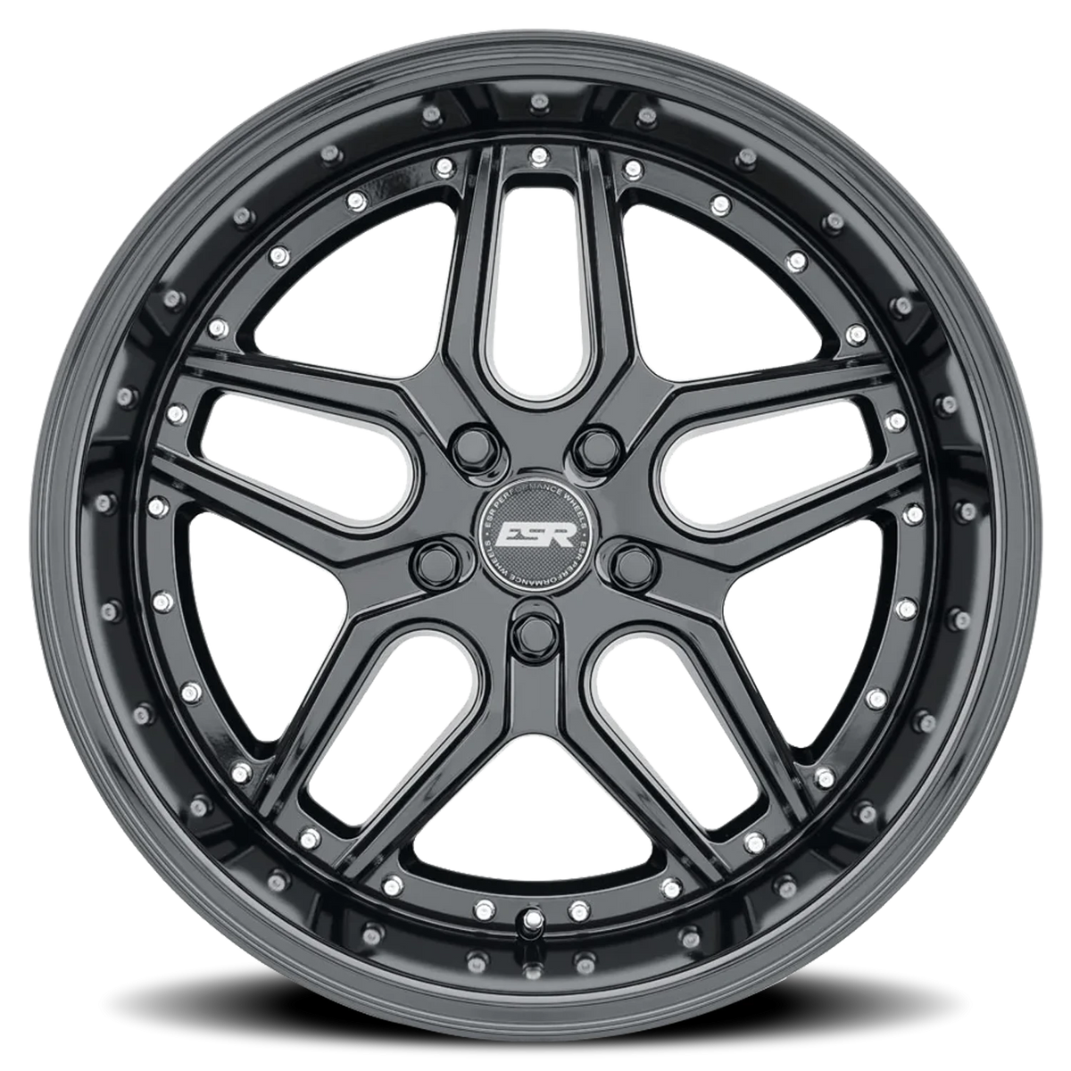 ESR Wheels CS15 Gloss Black 19x9.5 +22 5x114.3mm 72.6mm - Wheelwiz