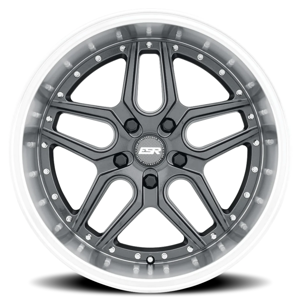 ESR Wheels CS Series CS15 Gloss Graphite W/ Machined Lip 18x10.5 +15 5x115mm 73.1mm - Wheelwiz