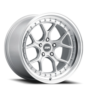 ESR Wheels CS Series CS2 Hyper Silver W/ Machined Lip 18x9.5 +35 5x110mm 73.1mm - Wheelwiz