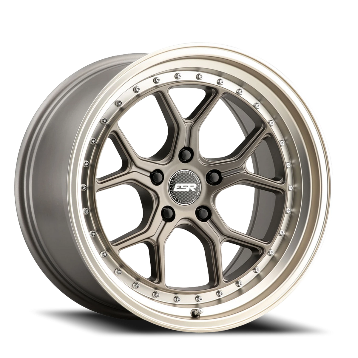 ESR Wheels CS Series CS2 Matte Bronze W/ Machined Lip 18x9.5 +35 5x114.3mm 73.1mm - Wheelwiz