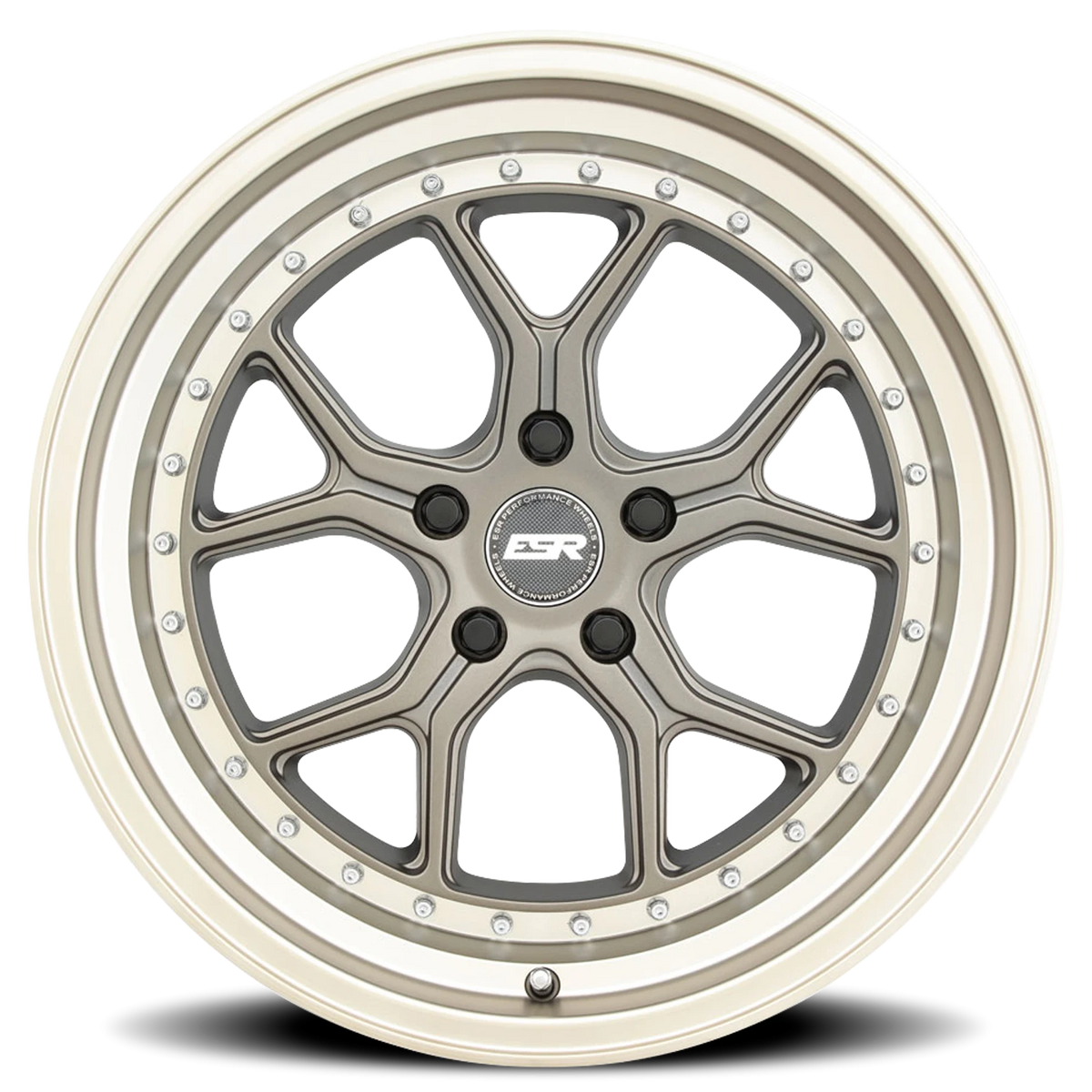 ESR Wheels CS Series CS2 Matte Bronze W/ Machined Lip 18x9.5 +22 5x114.3mm 73.1mm - Wheelwiz