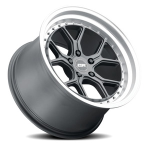 ESR Wheels CS Series CS2 Matte Graphite W/ Machined Lip 18x10.5 +22 5x115mm 73.1mm - Wheelwiz