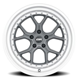 ESR Wheels CS Series CS2 Matte Graphite W/ Machined Lip 19x9.5 +22 5x115mm 73.1mm - Wheelwiz