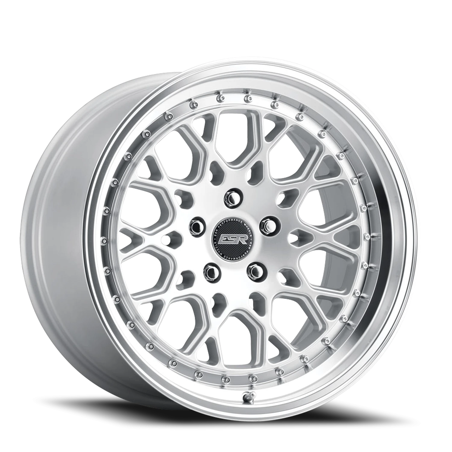 ESR Wheels CS Series CS3 Hyper Silver W/ Machined Lip 19x8.5 +30 5x115mm 73.1mm - Wheelwiz