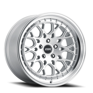 ESR Wheels CS Series CS3 Hyper Silver W/ Machined Lip 19x9.5 +22 5x114.3mm 0mm - Wheelwiz