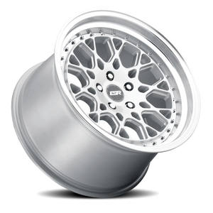 ESR Wheels CS Series CS3 Hyper Silver W/ Machined Lip 18x9.5 +35 5x114.3mm 0mm - Wheelwiz