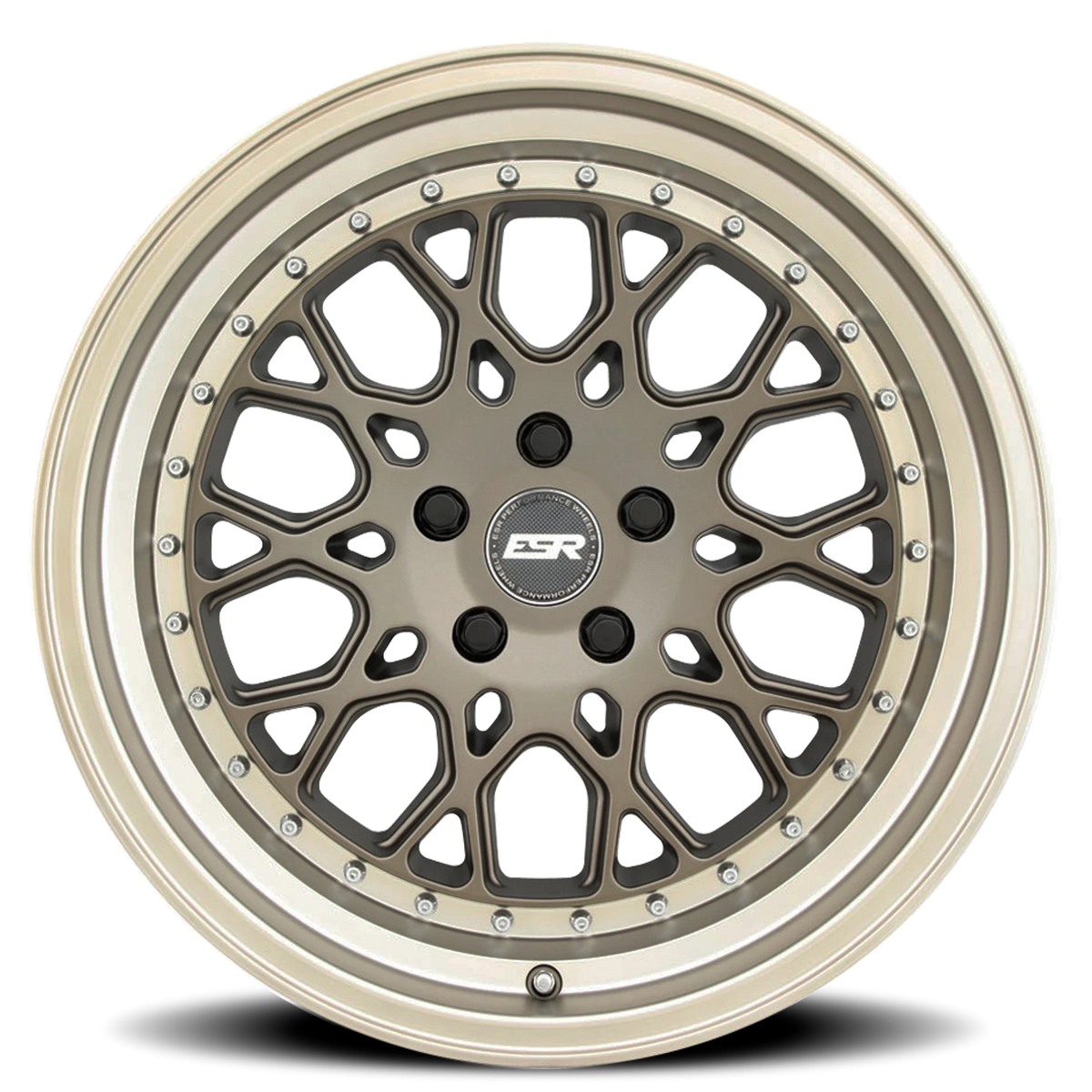 ESR Wheels CS Series CS3 Matte Bronze W/ Machined Lip 18x9.5 +22 5x114.3mm 0mm - Wheelwiz