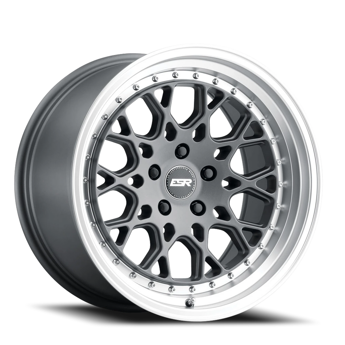 ESR Wheels CS Series CS3 Matte Graphite W/ Machined Lip 19x10.5 +22 5x120mm 0mm - Wheelwiz