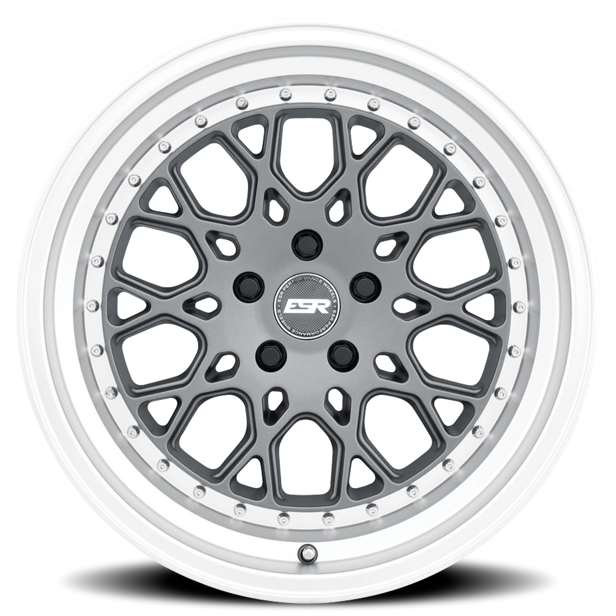ESR Wheels CS Series CS3 Matte Graphite W/ Machined Lip 18x8.5 +30 5x120mm 72.56mm - Wheelwiz