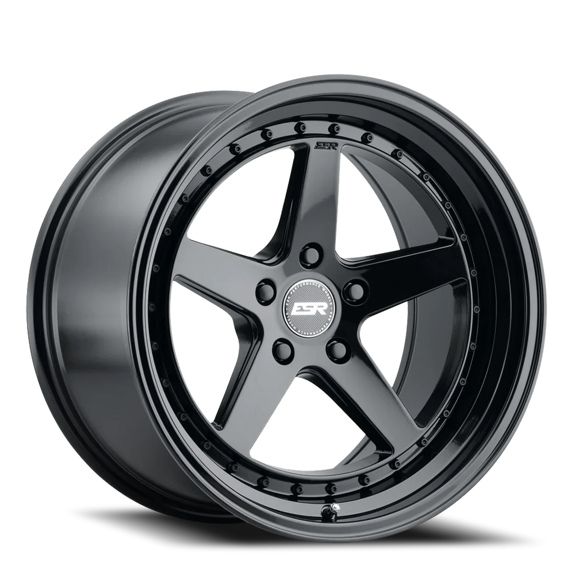 ESR Wheels CS Series CS5 Gloss Black 19x9.5 +22 5x120mm 0mm - Wheelwiz