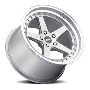 ESR Wheels CS Series CS5 Hyper Silver W/ Machined Lip 18x8.5 +30 5x108mm 0mm - Wheelwiz