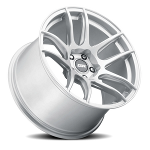 ESR Wheels CS Series CS8 Hyper Silver W/ Machined Lip 19x9.5 +22 5x114.3mm 0mm