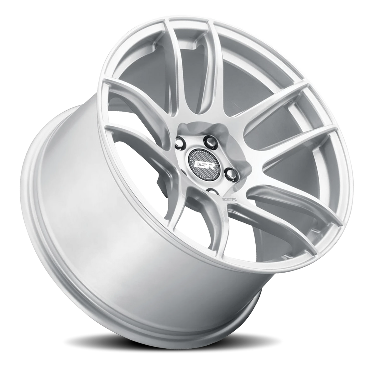 ESR Wheels CS Series CS8 Hyper Silver W/ Machined Lip 18x9.5 +35 5x112mm 72.6mm