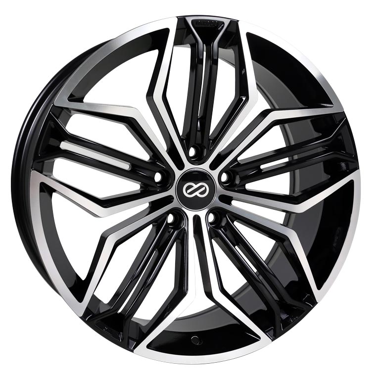 Enkei CUV Black Mach 18x8 +30 5x110mm 72.6mm - WheelWiz