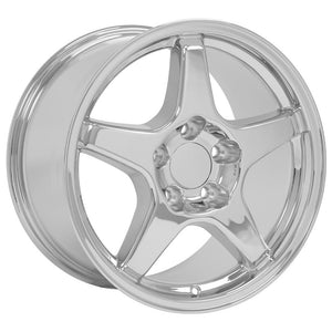 OE Wheels Replica CV01 Chrome 17x9.5 +56 5x120.65mm 70.3mm