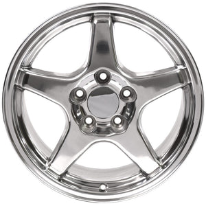 OE Wheels Replica CV01 Polished 17x9.5 +56 5x120.65mm 70.3mm