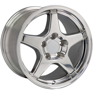 OE Wheels Replica CV01 Polished 17x9.5 +56 5x120.65mm 70.3mm