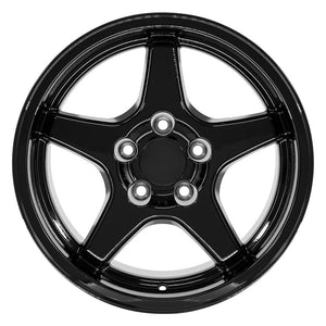 OE Wheels CV01 Gloss Black 17x11 +50 5x120.65|N/Amm 70.3mm - Wheelwiz