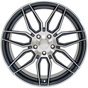 OE Wheels Replica CV03D Gunmetal Machined 20x11.0 +64 5x120mm 66.9mm