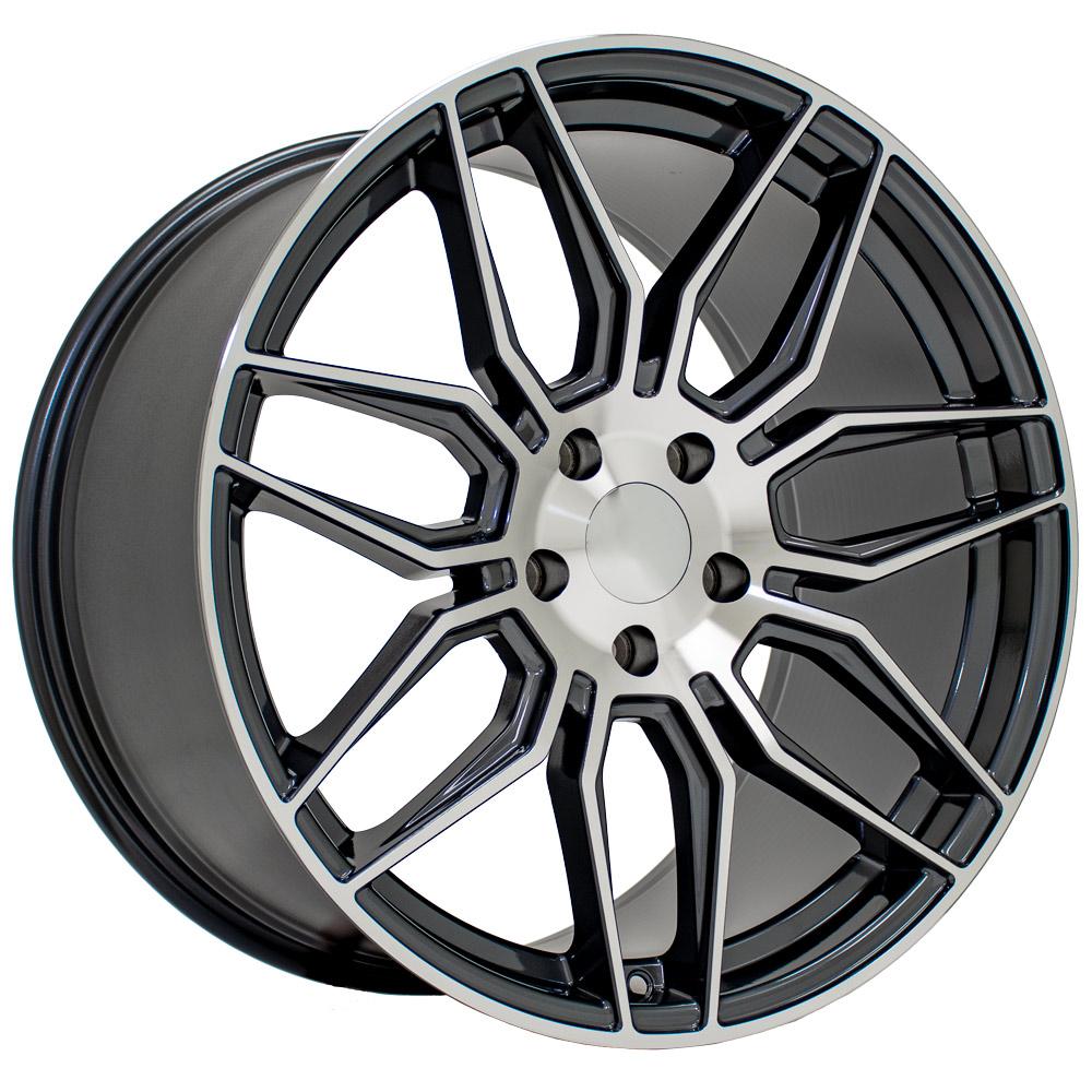 OE Wheels Replica CV03D Gunmetal Machined 20x11.0 +64 5x120mm 66.9mm