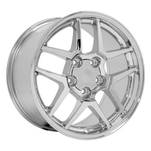 OE Wheels Replica CV04 Chrome 17x9.5 +54 5x120.65mm 70.3mm