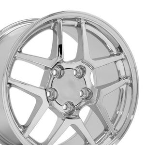 OE Wheels Replica CV04 Chrome 17x9.5 +54 5x120.65mm 70.3mm