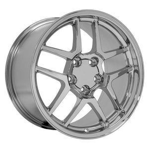 OE Wheels Replica CV04 Chrome 18x10.5 +56 5x120.65mm 70.3mm